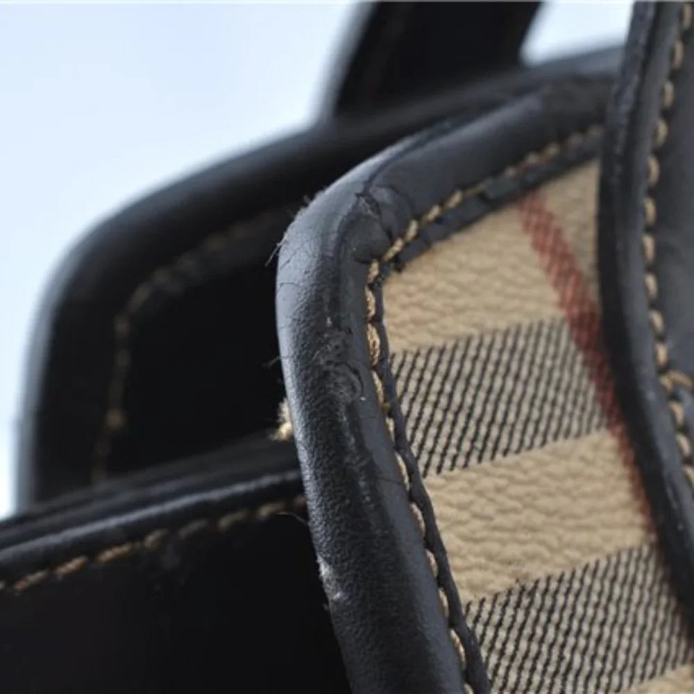 Authentic Burberrys Nova Check Shoulder Hand Bag